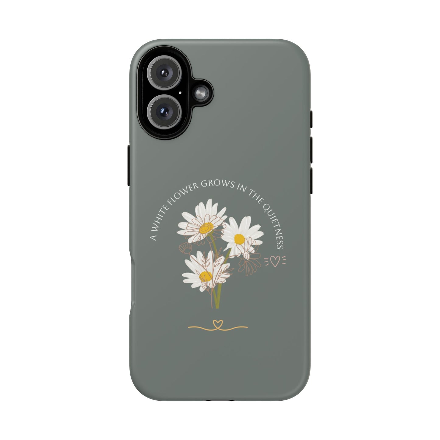 Summer Dark Green Color Daisy Floral