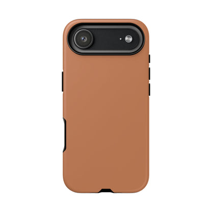 Solid Caramel Tough Phone Case