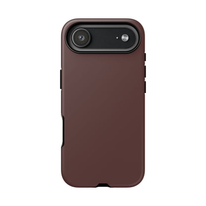 Rich Solid Rum Raisin Tough Phone Case