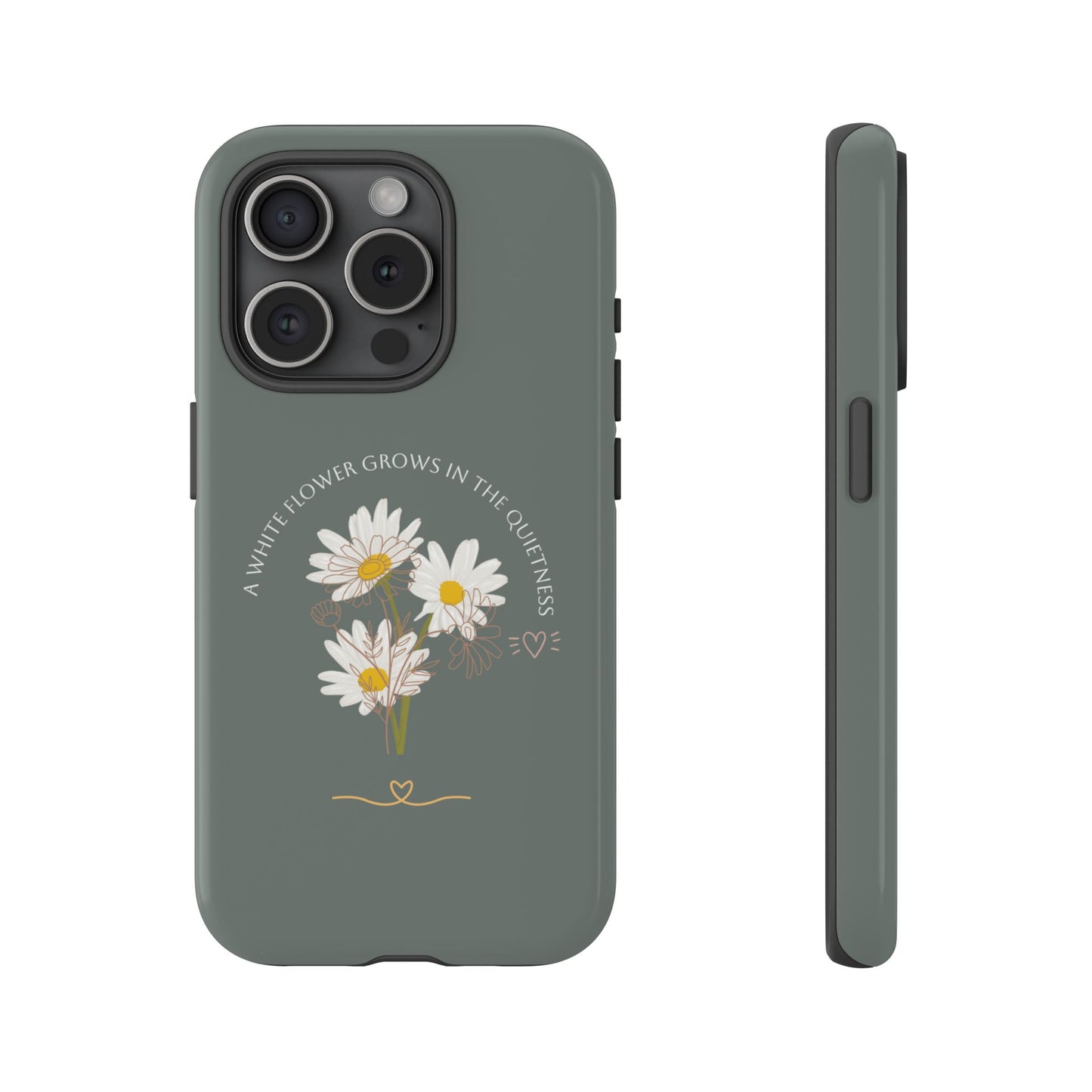 Summer Dark Green Color Daisy Floral