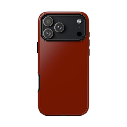Solid Russet Tough Phone Case