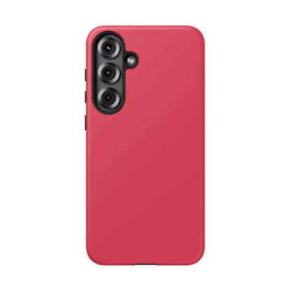 Energetic Solid Raspberry Pink Minimalist Tough Phone Case