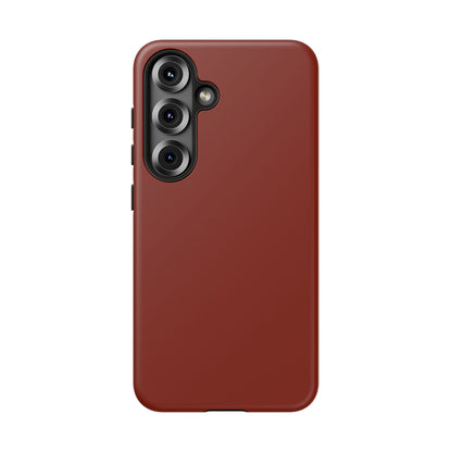 Solid Russet Tough Phone Case
