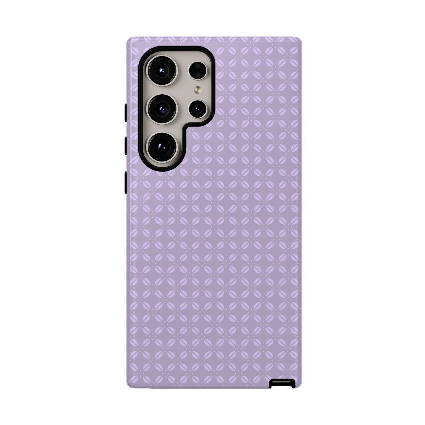 Serene Light Lavender Floral Pattern Tough Phone Case