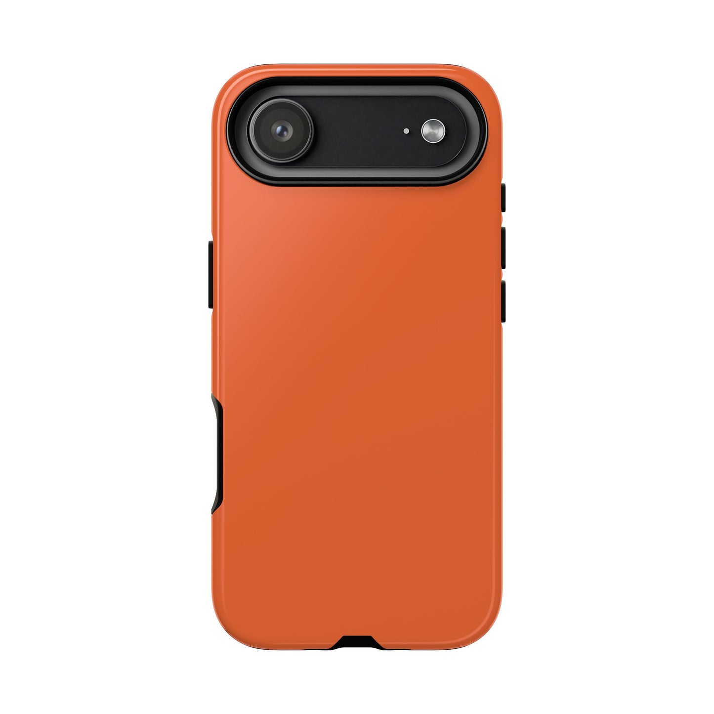 Cozy Solid Burnt Orange Minimalist Tough Phone Case