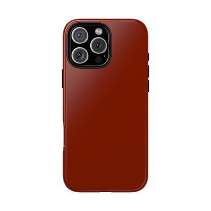 Solid Russet Tough Phone Case