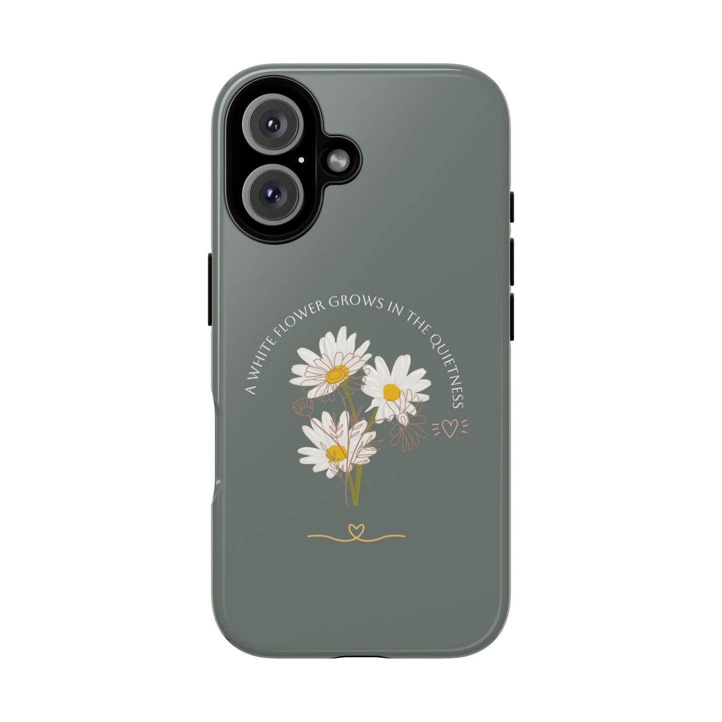 Summer Dark Green Color Daisy Floral