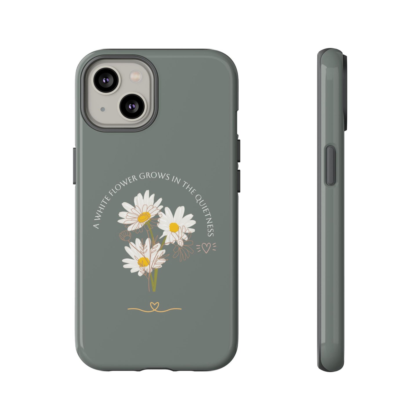 Summer Dark Green Color Daisy Floral