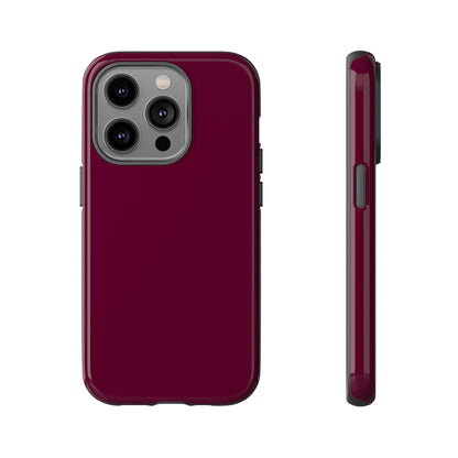 Classic Solid Bordeaux Tough Phone Case