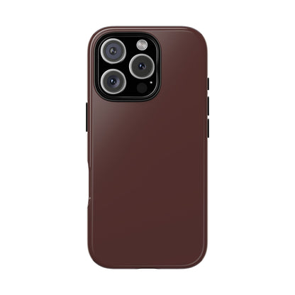 Rich Solid Rum Raisin Tough Phone Case