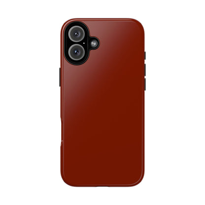Solid Russet Tough Phone Case