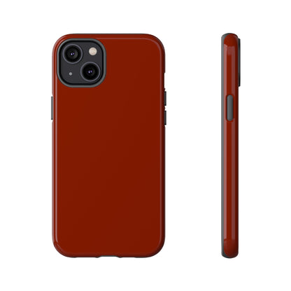 Solid Russet Tough Phone Case