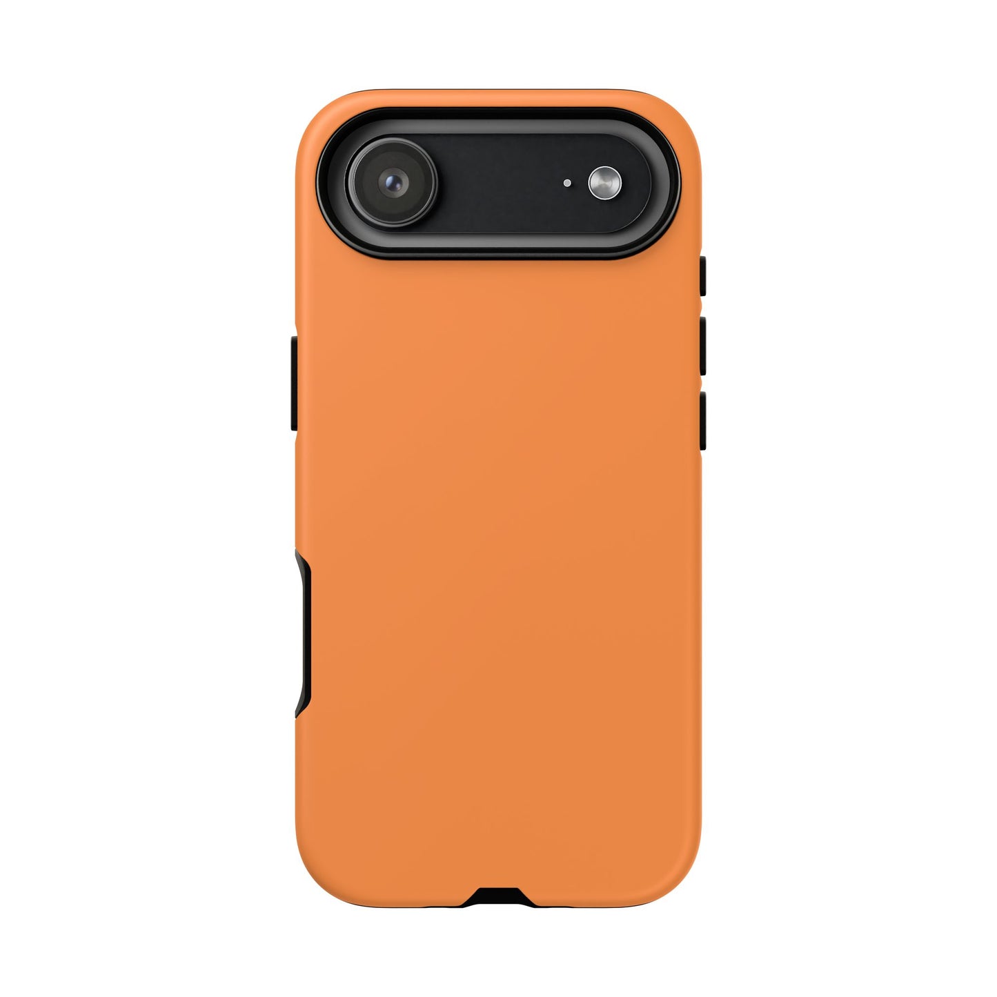 Solid Orange Minimalist Tough Phone Case