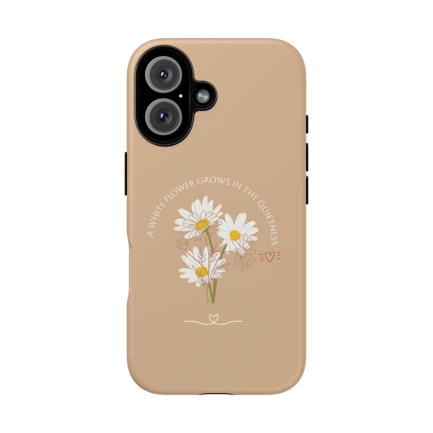Summer Beige Color Daisy Floral