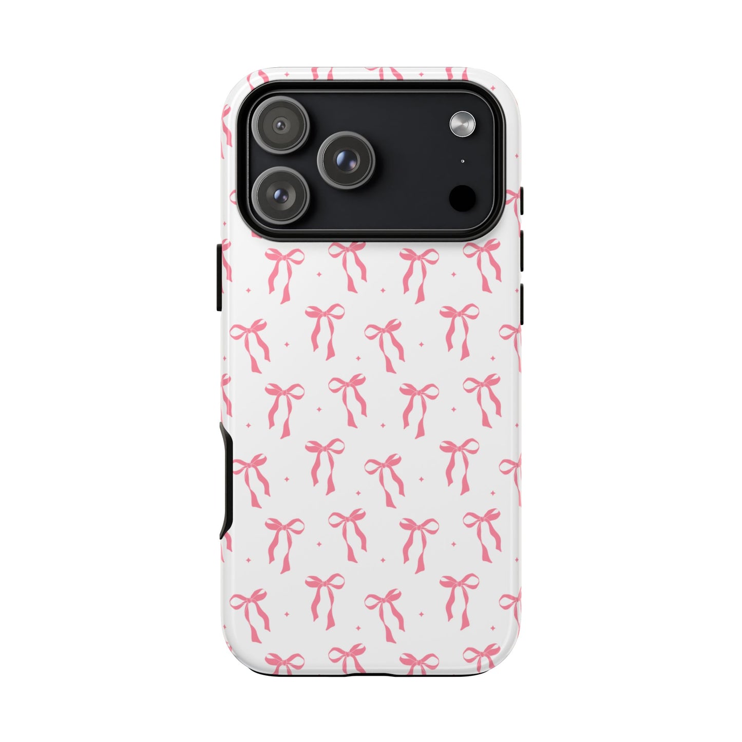Cute Pink Ribbons Tough Phone Cases
