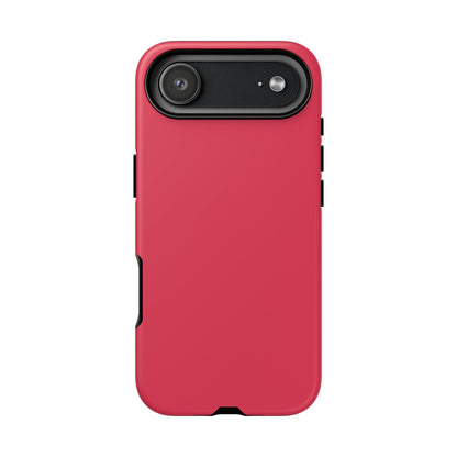 Energetic Solid Raspberry Pink Minimalist Tough Phone Case