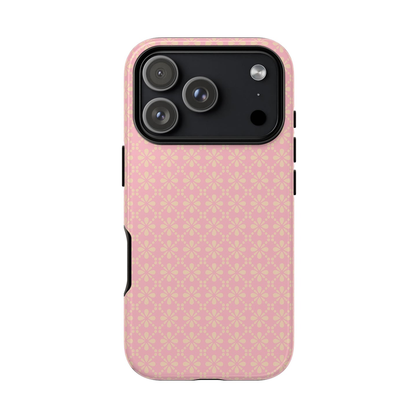 Delicate Light Pink Floral Tough Phone Case