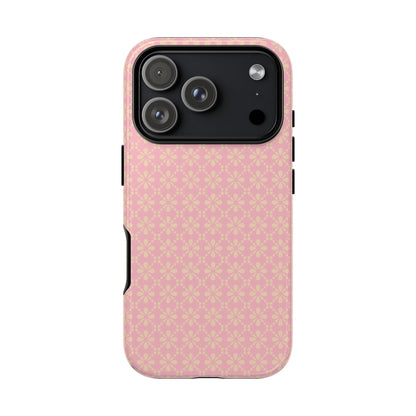 Delicate Light Pink Floral Tough Phone Case
