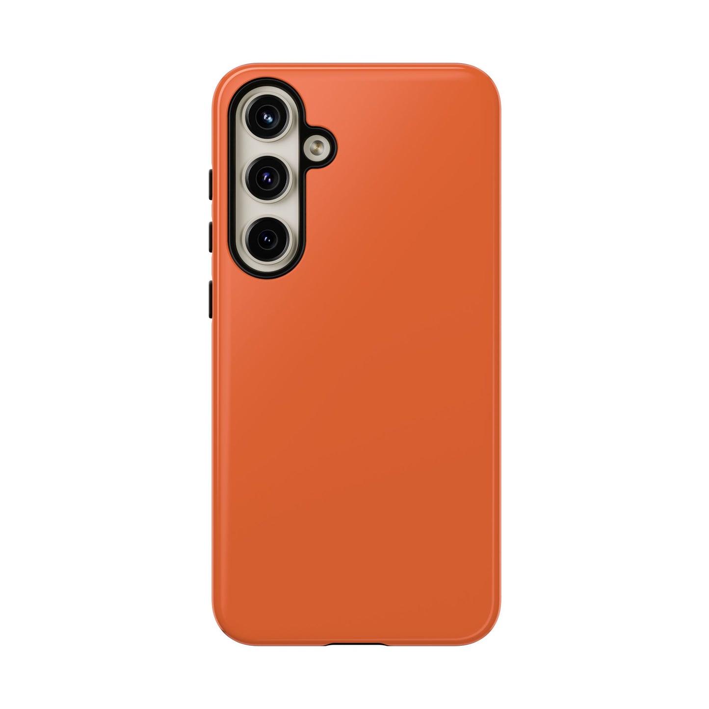 Cozy Solid Burnt Orange Minimalist Tough Phone Case