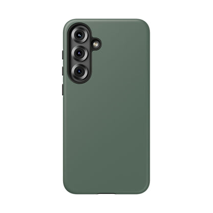 Bold Solid Dark Slate Gray Minimalist Tough Phone Case