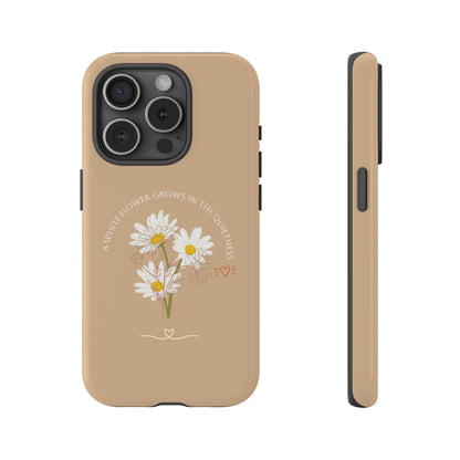 Summer Beige Color Daisy Floral