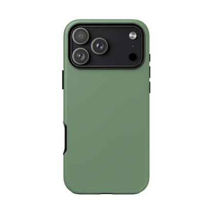 Fresh Solid Sage Green Minimalist Tough Phone Case