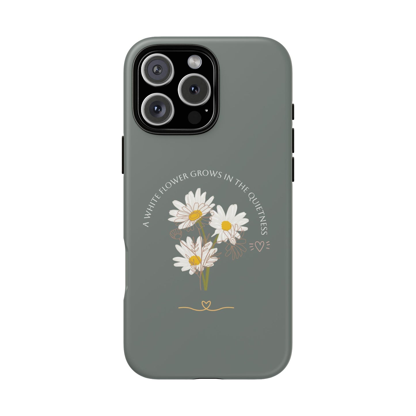 Summer Dark Green Color Daisy Floral