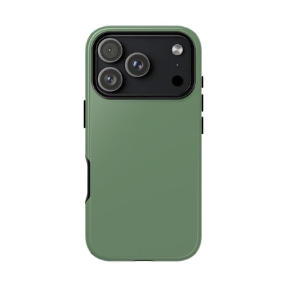 Fresh Solid Sage Green Minimalist Tough Phone Case
