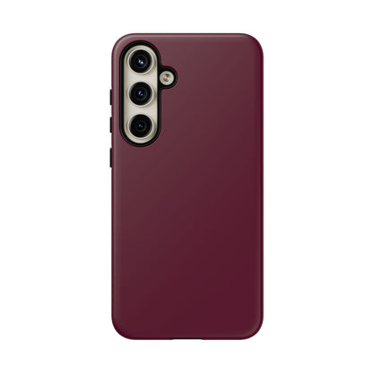 Classic Solid Bordeaux Tough Phone Case