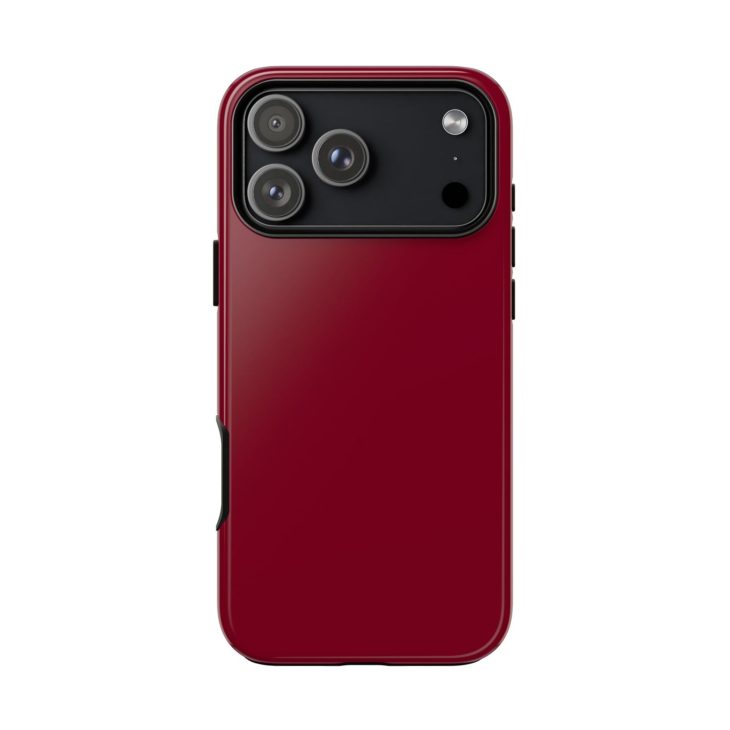 Solid Burgundy Red Tough Phone Case