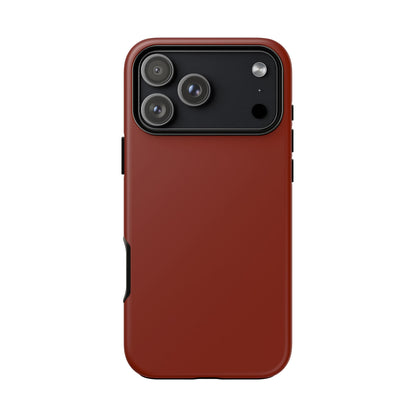 Solid Russet Tough Phone Case