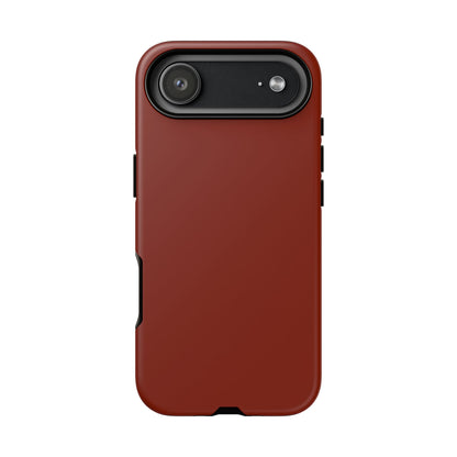 Solid Russet Tough Phone Case