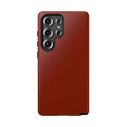 Solid Russet Tough Phone Case