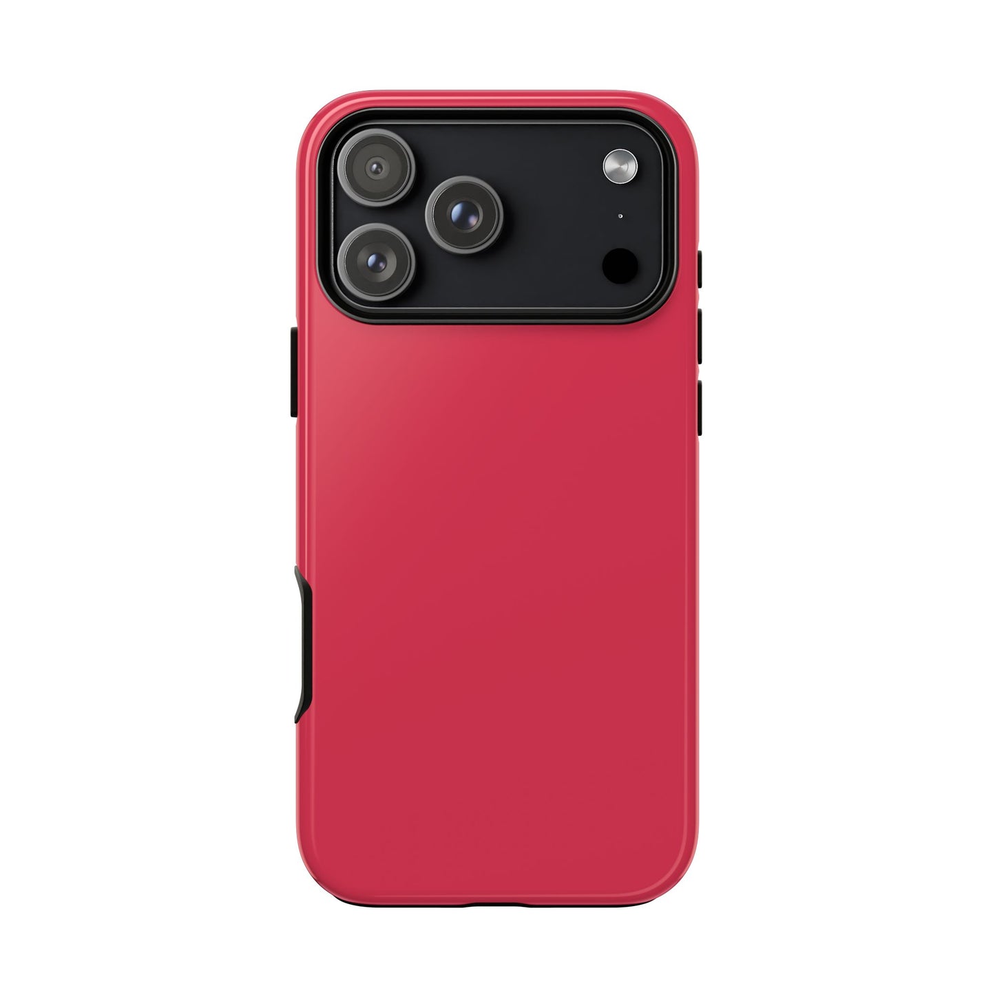Energetic Solid Raspberry Pink Minimalist Tough Phone Case