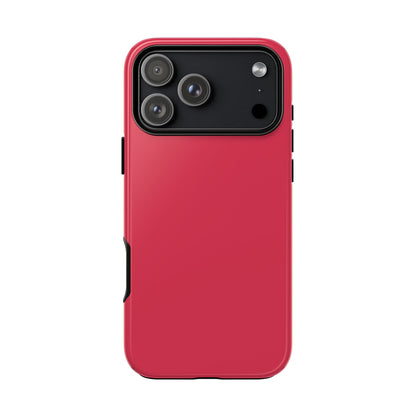 Energetic Solid Raspberry Pink Minimalist Tough Phone Case