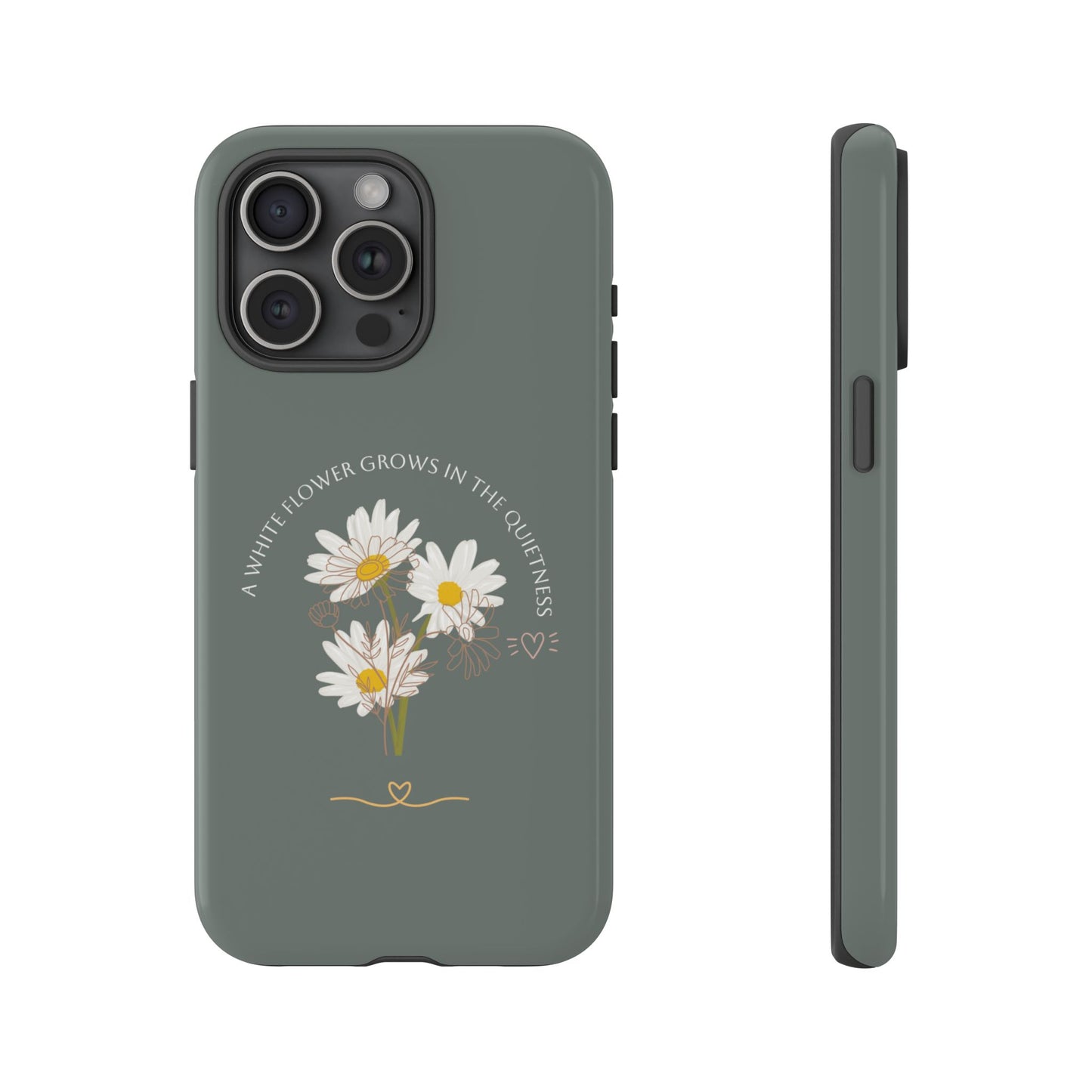 Summer Dark Green Color Daisy Floral