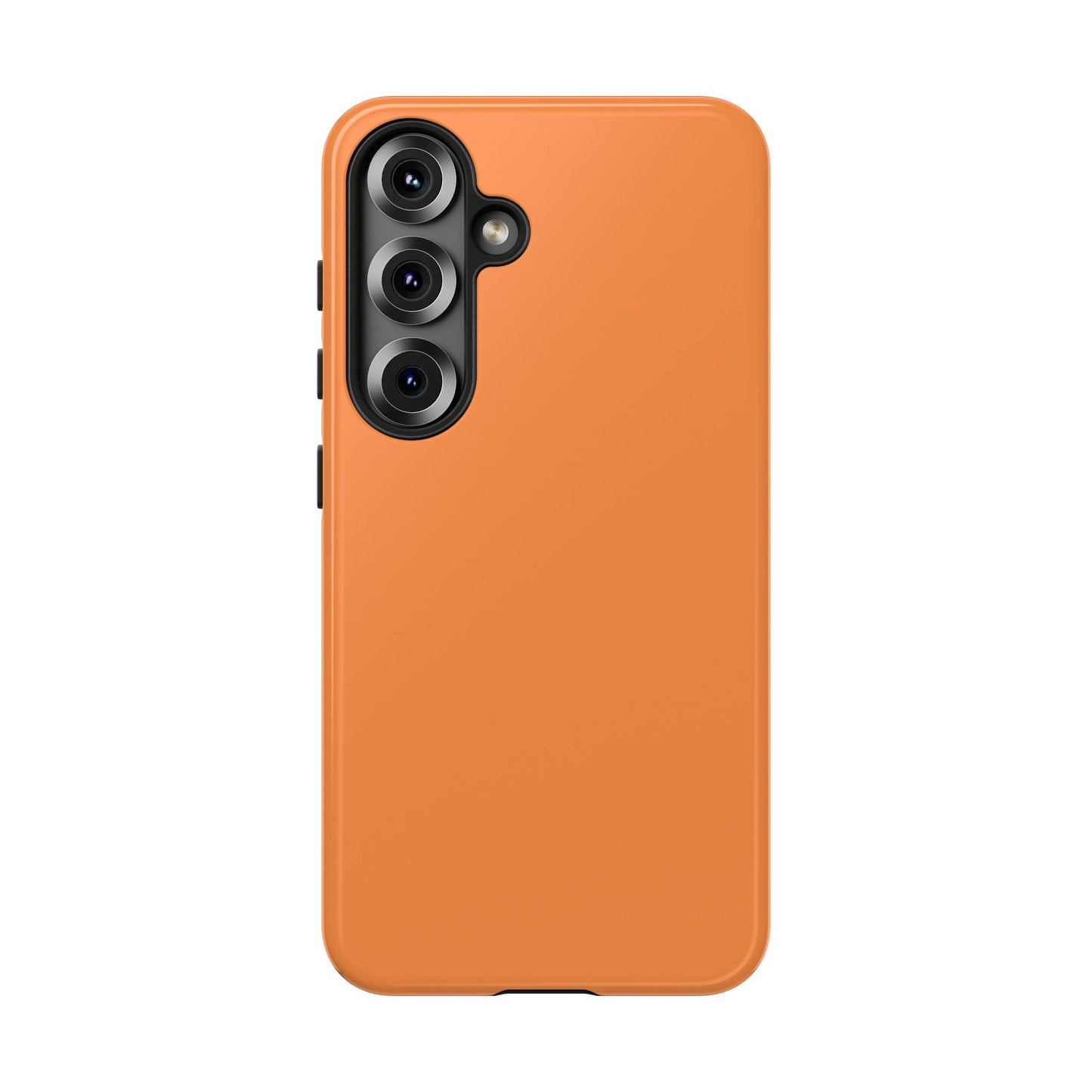 Solid Orange Minimalist Tough Phone Case