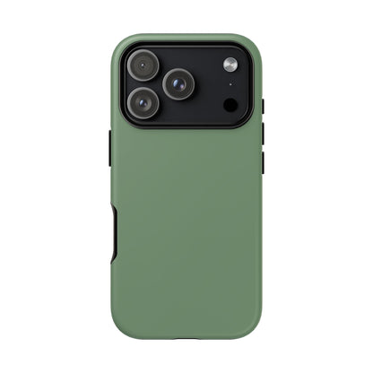 Fresh Solid Sage Green Minimalist Tough Phone Case