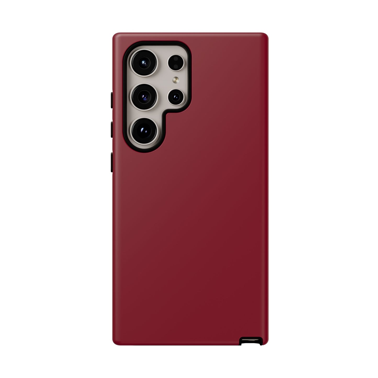 Solid Burgundy Red Tough Phone Case