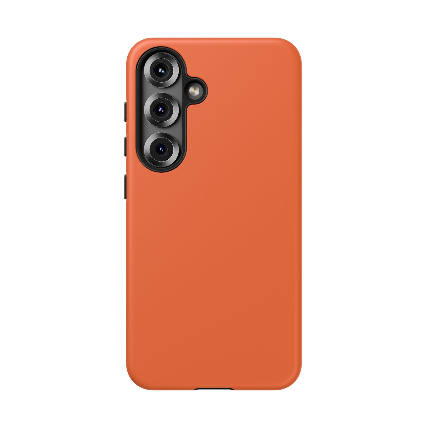 Cozy Solid Burnt Orange Minimalist Tough Phone Case