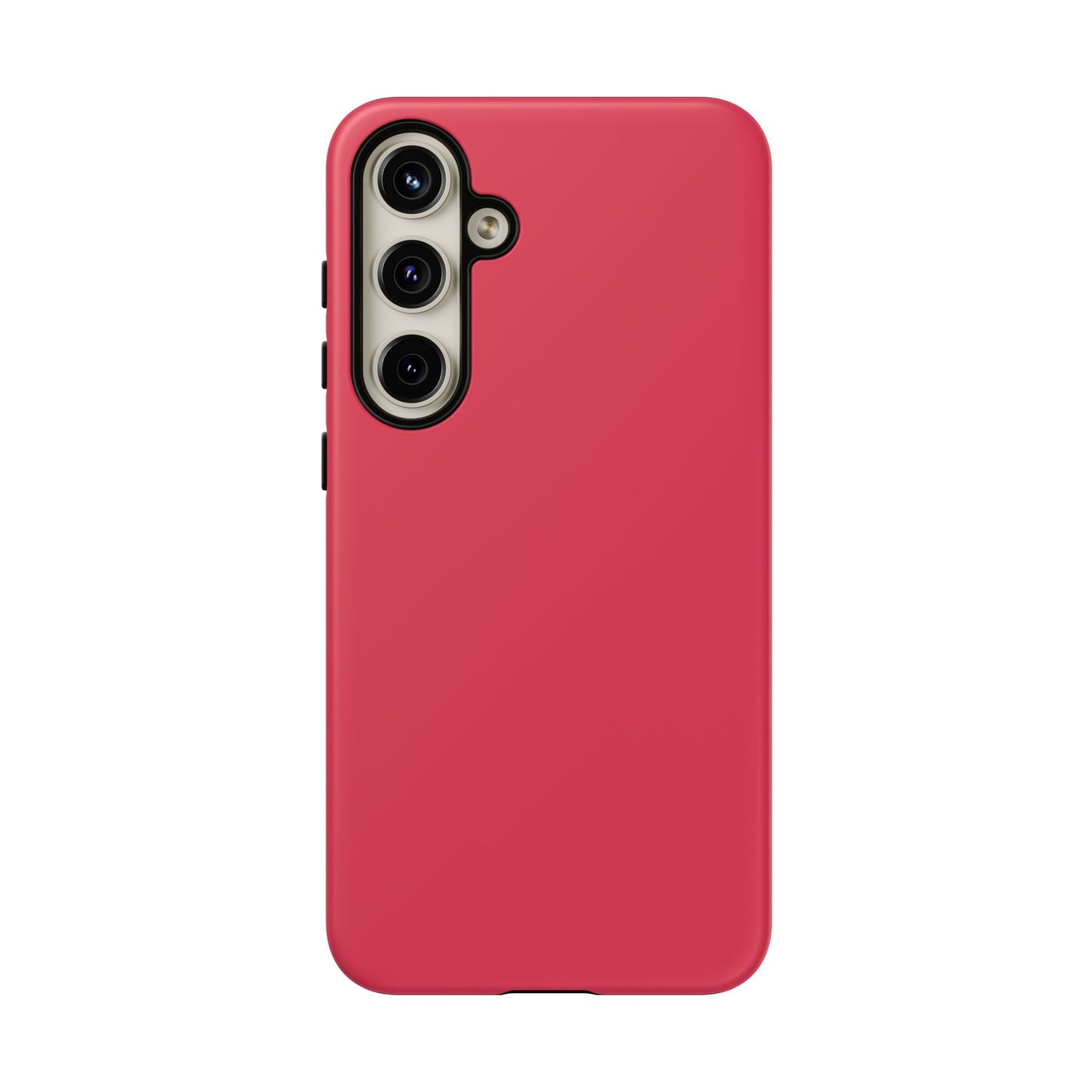Energetic Solid Raspberry Pink Minimalist Tough Phone Case