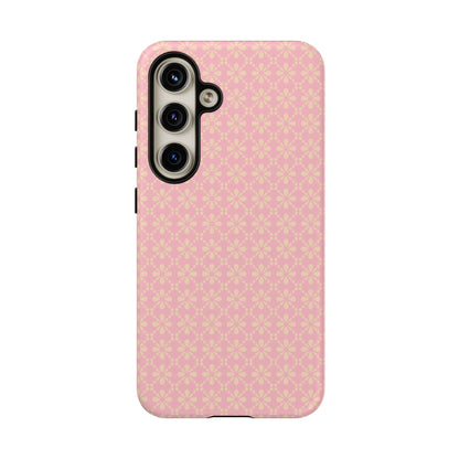 Delicate Light Pink Floral Tough Phone Case