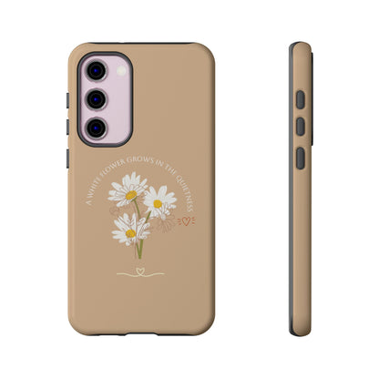 Summer Beige Color Daisy Floral