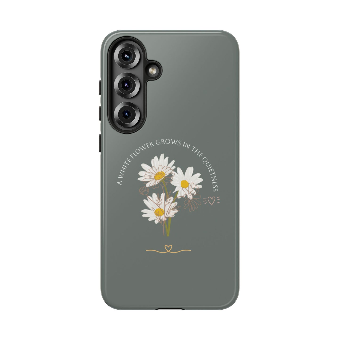 Summer Dark Green Color Daisy Floral