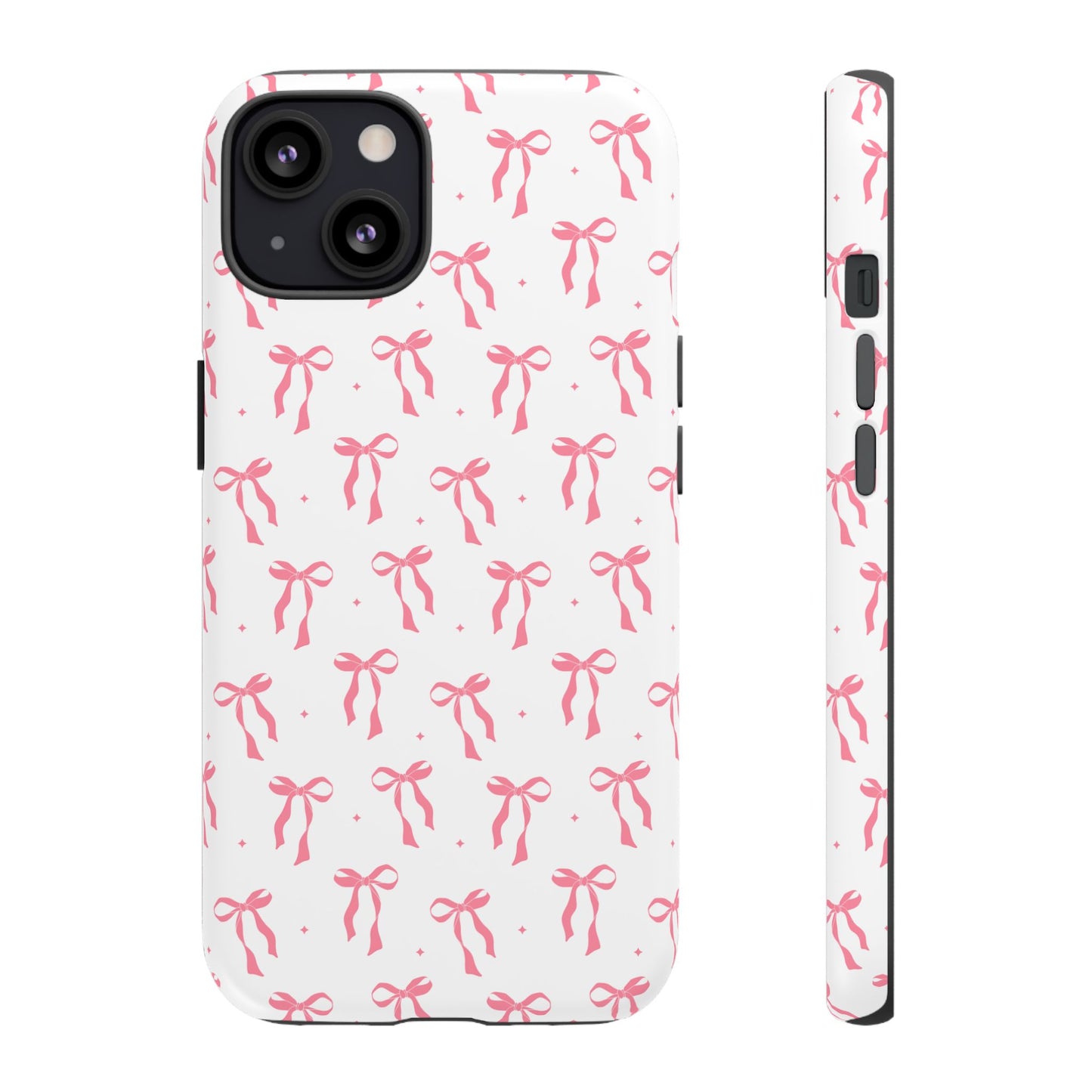 Cute Pink Ribbons Tough Phone Cases
