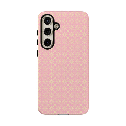Delicate Light Pink Floral Tough Phone Case