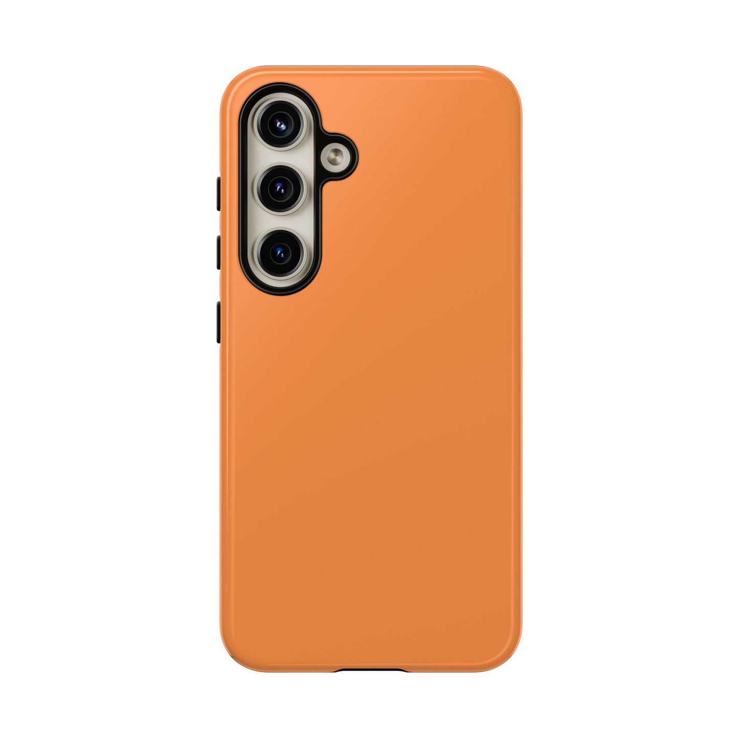 Solid Orange Minimalist Tough Phone Case