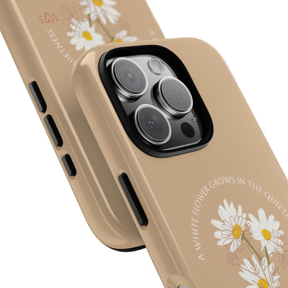 Summer Beige Color Daisy Floral