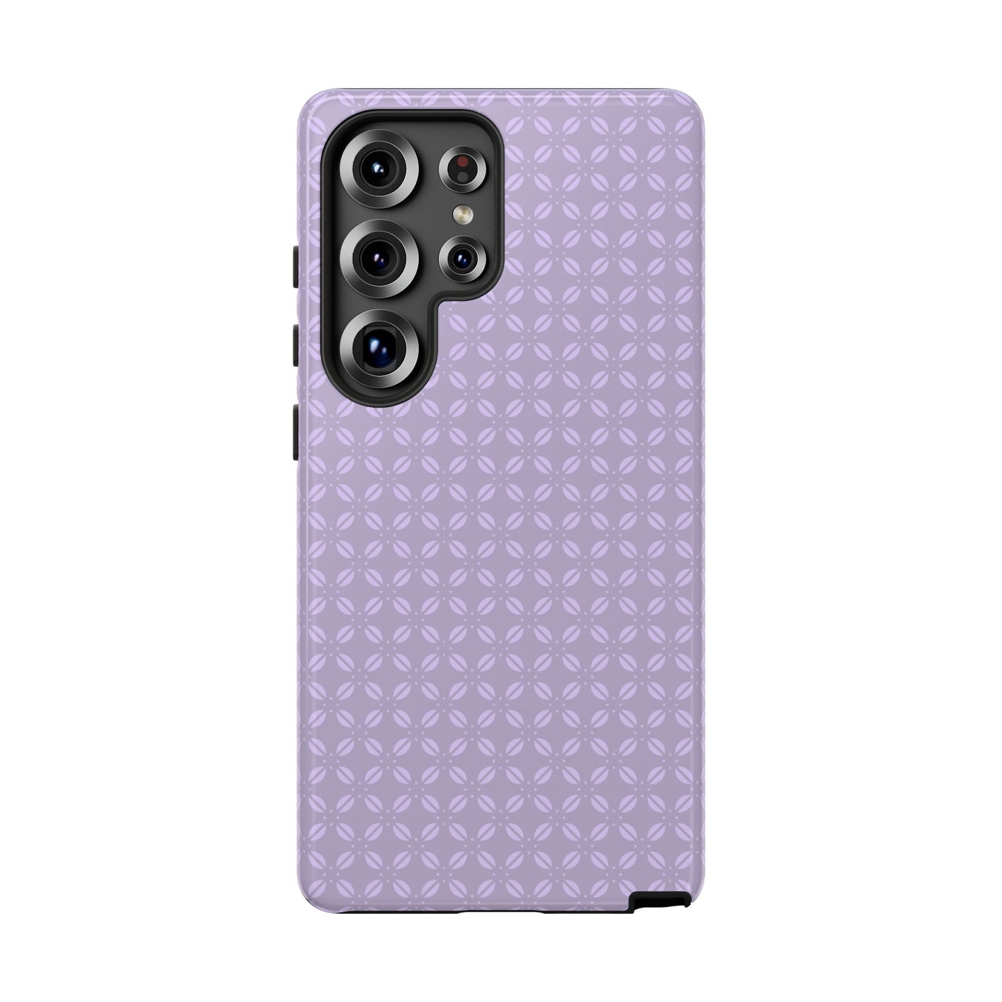 Serene Light Lavender Floral Pattern Tough Phone Case