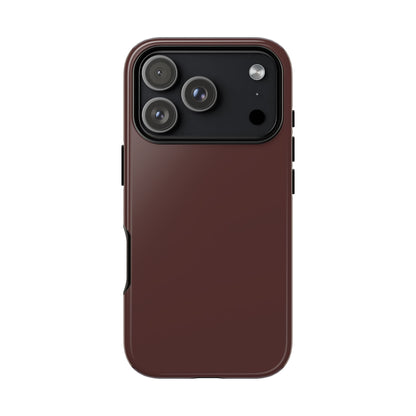 Rich Solid Rum Raisin Tough Phone Case